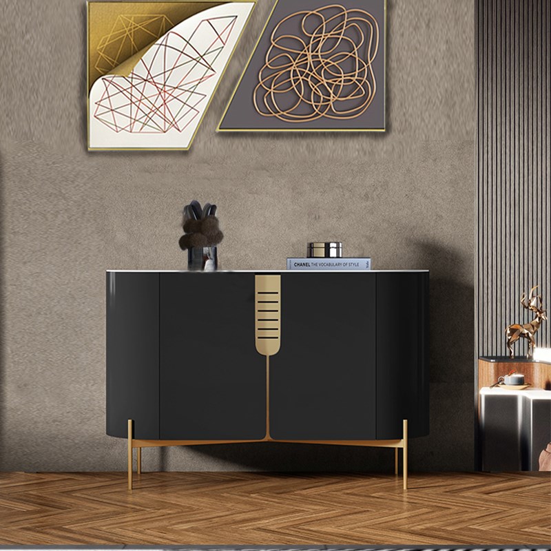 Light luxury style dining cabinet Pandora slate Italian-style partition porch cabinet decorative cabinet household storage cabinet simple and modern