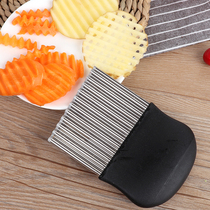 Mace potato knife wave knife Strip cutter Vegetable cutter Flower cutter Fancy potato grid Potato chip knife flower big wave