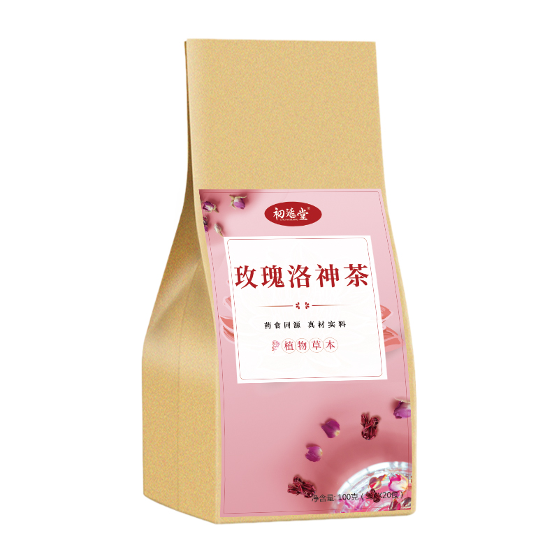初延堂洛神茶苦水玫瑰甘肃兰州花草玫瑰花红枣茶搭配决明子茶新品