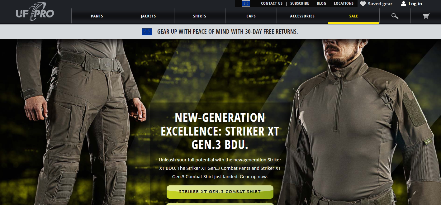 uf pro European official web jacket tactical pants T-shirt backpack vest European original products all products-Taobao