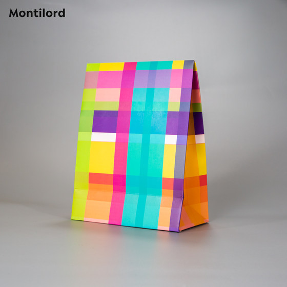 {Montilord} Warm paper storage bag small file bag gift bag miscellaneous bag shopping bag good helper good luck thickened office home waterproof can hold ins