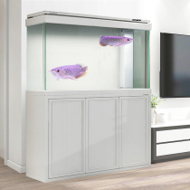 New Sensen Fish Tank Large Ultra White Bottom Filtration Home Eco-Landing Cylinder Living Room Genguan Partition Screen Fish Tank