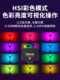 Ulanzi Youbasket VL49RGB 미니 채우기 가득 채우는 라이트 포켓 라이트 휴대용 LED 멀티 컬러 라이트 모바일 셀카 카메라 사진 Douyin 라이브 촬영 작은 풀 컬러 사진 소프트 라이트