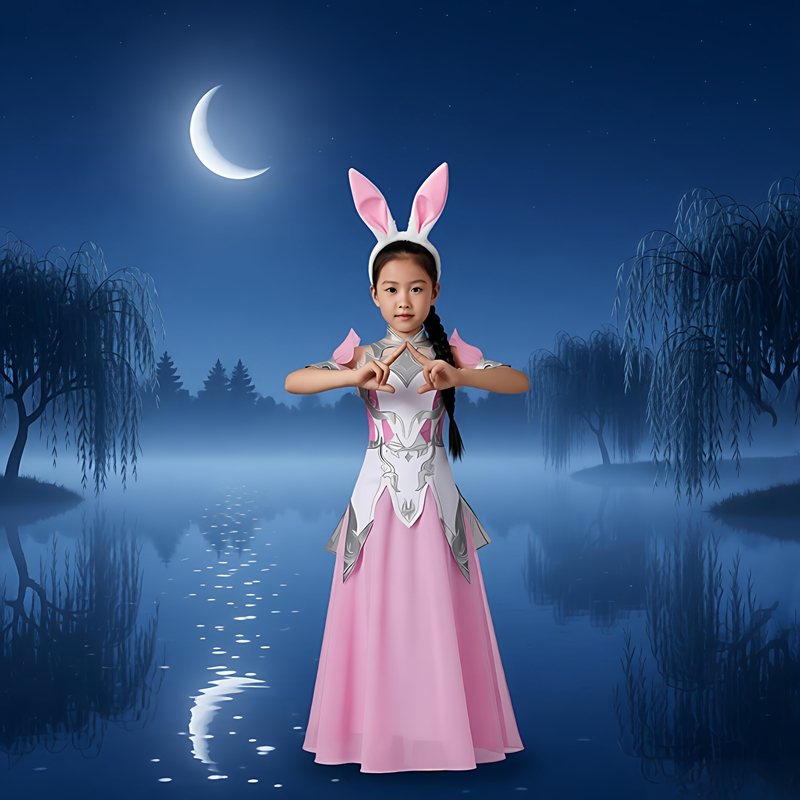 Xiaowu Cosplay Costume from Douluo Five-Year Appointment, Adult Costume, Xiaowu Children's Cosplay Outfit, Complete Set with Shoes Xiaowu Cosplay Costume from Douluo Five-Year Appointment, Adult Costume, Xiaowu Children's Cosplay Outfit, Complete Set with Shoes