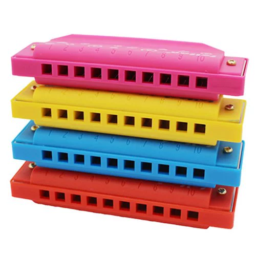 Harmonica gửi tài liệu giảng dạy 24 lỗ 10 lỗ âm thanh nhạc cụ chuyên nghiệp cao cấp dành cho người lớn trẻ em học sinh mới bắt đầu bằng thép không gỉ hai hàng - Nhạc cụ phương Tây vĩ cầm