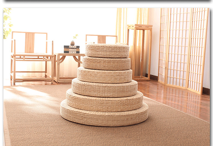 Futon đệm rơm mat mat thiền tôn thờ Phật pad dày thiền đệm sàn đệm mây đệm - Ghế đệm / đệm Sofa đệm ghế gỗ đẹp