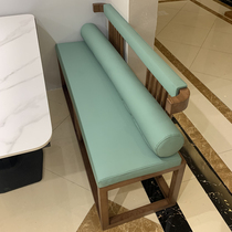 Solid Wood Cassette Designer SOFA WEST RESTAURANT DAY STOCK STORE TABLE AND CHAIRS COMBINED FOLK JUKU TEA RESTAURANT FURNITURE WHITE WAX WOOD