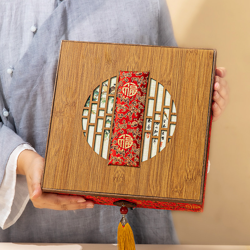 Pu'er Tea Gift Box Out Box Tea Cake Take White Tea Box Gift Box Fuding White Tea Box