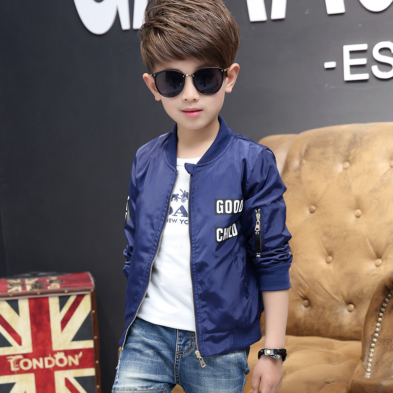 Chàng trai mùa thu váy 13 chàng trai áo khoác 12 trẻ em 5 trung và trẻ lớn hơn 6 mùa thu 7 trẻ em áo jacket 8 10 tuổi 9.