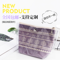 Transparent canvas bag PVC plastic storage bag Gift hand bag cosmetic bag Advertising campaign promotional bag customization