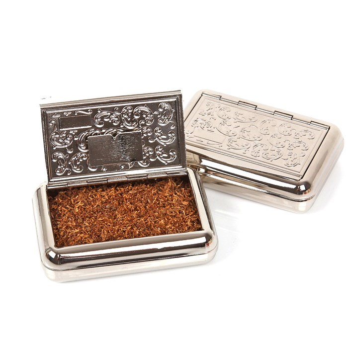 Tobacco Box Handmade Portable Cigarette Box Retro Nostalgic Loose Cigarette Box Moisture-proof Cigarette Box Sealed Tobacco Box Portable