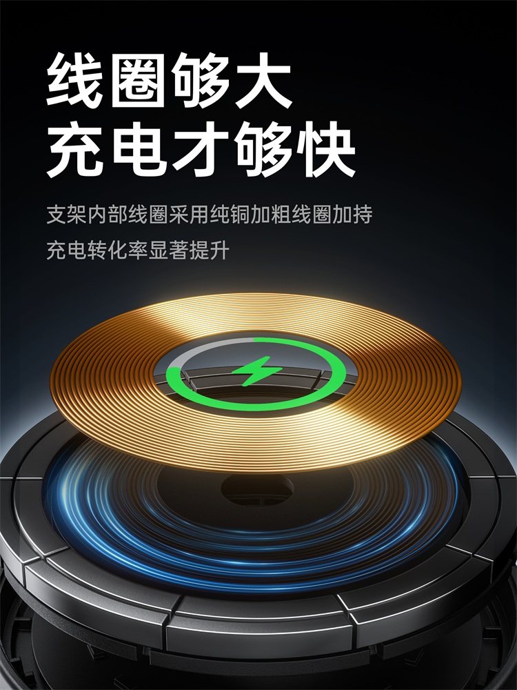 Lamikoo Car Phone Holder Wireless Charger Car Navigation Apple Magnetic Magsafe Mount