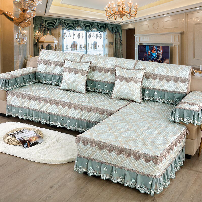 Nordic simple sofa cushion four seasons universal non-slip seat cushion imperial concubine all-inclusive new sofa cover winter thickening