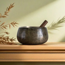 Antique Singing Bowl 17th Century Antique Singing Bowl Nepalese Old Treasure Bo Mani Bowl Elephant Foot Bowl