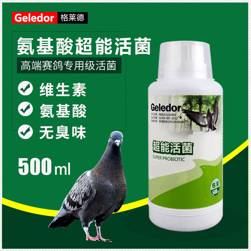 Gladsai pigeon dedicated live bacteria pigeon pigeon with parrot pigeon gut conditioning to digest common illness non-pigeon drug