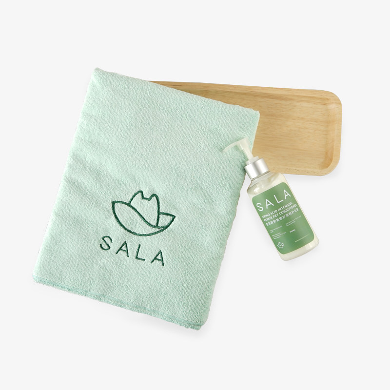 SALA Pet Shower Towels for Cattle & Dog Specialized Fast Water Pure Cotton Breakthrough Towels