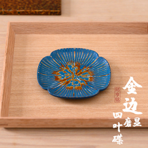 Ping An GREAT LACQUER TEA TRAY TEA TRAY HANDMADE LACQUERWARE CHINA WIND TEA SET GIFT HANDICRAFT