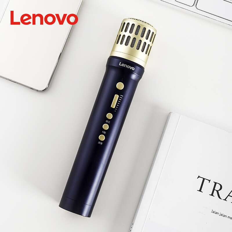 Lenovo Lenovo XM6 mobile phone national K song live microphone Sound card microphone All-in-one gold diaphragm singing recording mixer Recording studio typec professional distortion-free sound equipment set Microphone