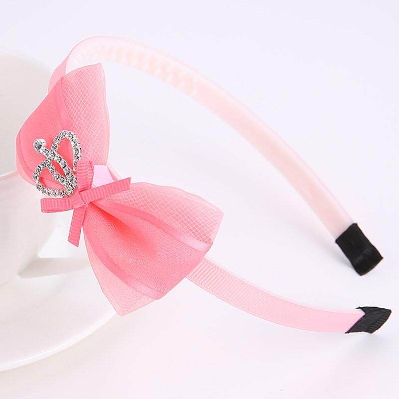Hair Clip With Teeth Anti Slip Hair Stirrup Cute Girl Pupil Princess Children Girl Girl Hair Stirrup Bow Decorated Butterfly Knot