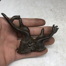 Ancient Play Antique Antique Objects Buddha Hand Bronze Pendulum Pieces Tabletop Process Small Pendulum Pieces Handlebar Pieces