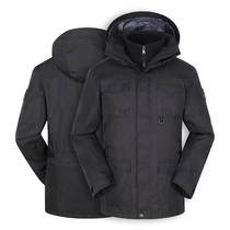 Walksenqi assault jacket mens jacket three-in-one multi-pocket tooling windbreaker windbreaker windbreaker waterproof Tide brand mountaineering suit