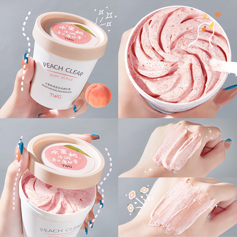Tmall U chooses big brands to try peach clear body scrub ice cream u first official flagship store