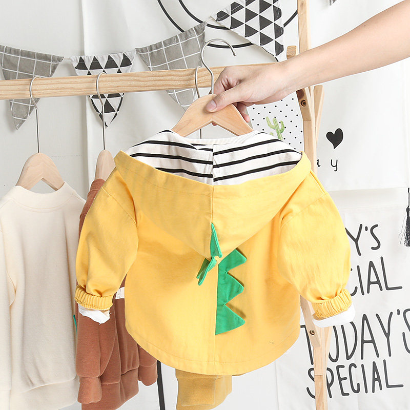 Baby Spring Autumn Clothing Coat Boy Baby Super Cute Cute Children 4 Girls 2 Foreign Coats 0 1-3 Years Old Tide
