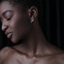 Evolution earnails female temperament Korea sleepless without picking pearl earrings personality female