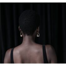 EVO original design advanced French - style red natural pearl geometry gold - plated earrings bracelet woman