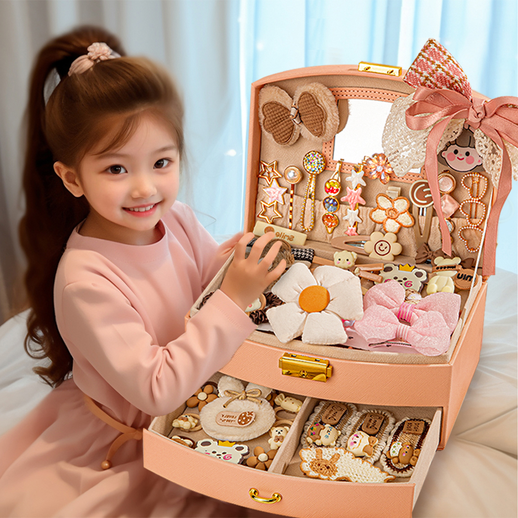 Children's Hair Accessories Box 13 Girl's Birthday Gift Jewellery Girl Toys 6 Year Old 3 1 9 Small 10 Girls 8 Son 12-Taobao