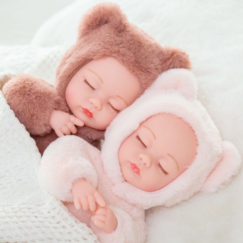 Children Plush Dolls Toys Girls Foreign Dolls Baby Baby Budoll Cute Sleeping With Pillow Paparazzi Doll