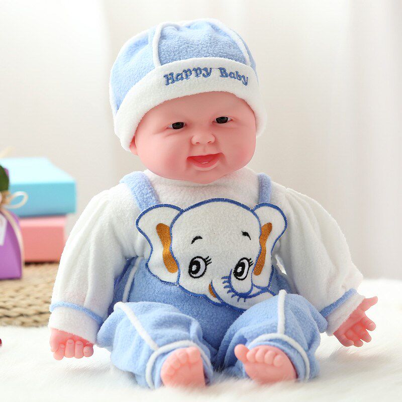 Intelligent simulation baby talking doll Laughing doll Housekeeping Early education doll Toy Birthday gift