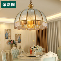 European-style restaurant chandelier full copper study Chandelier Creative pull line foyer lights porch aisle corridor chandelier mahjong lights