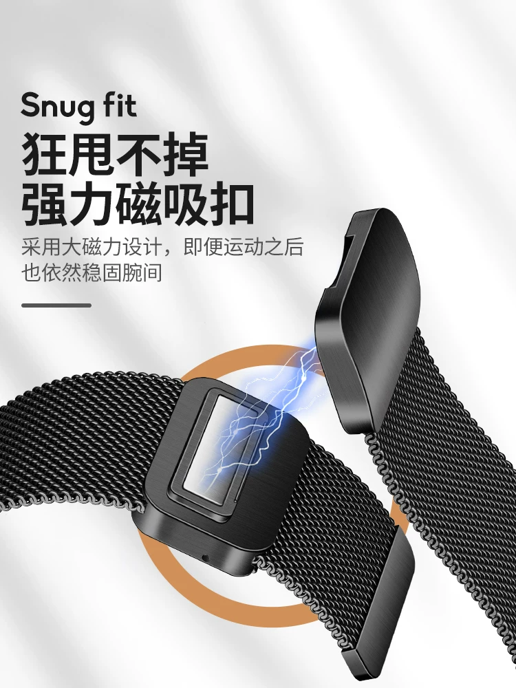 Подходящий ремешок для часов Xiaomi Watch 3, магнитный ремешок для Xiaomi S2, ремешок из нержавеющей стали для Xiaomi 8Pro, Redmi Watch 5/4, новый стиль для Xiaomi S1Pro, спортивная версия, цвет 2, для мужчин и женщин, Милан