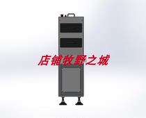 PCB circuit board cleaning machine dust sticking machine equipment 3D drawing sldprt three-dimensional material model 3D drawing