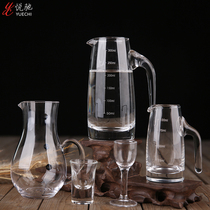 Wine dispenser white wine glass set one cup glass Chinese wine cup glass home small wine Pot Pot Restaurant