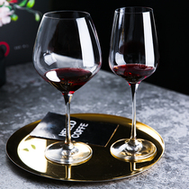 Home large high grade lead-free crystal glass wine glass set European wine glass high foot Cup decanter