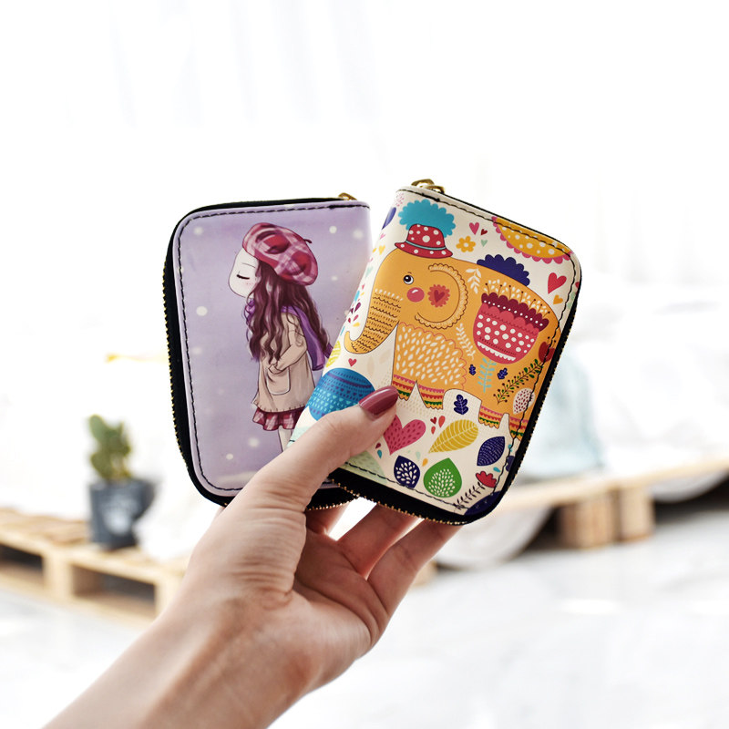 Fan element 2021 new ins simple forest small cute organ card bag female retro exquisite forest small ck