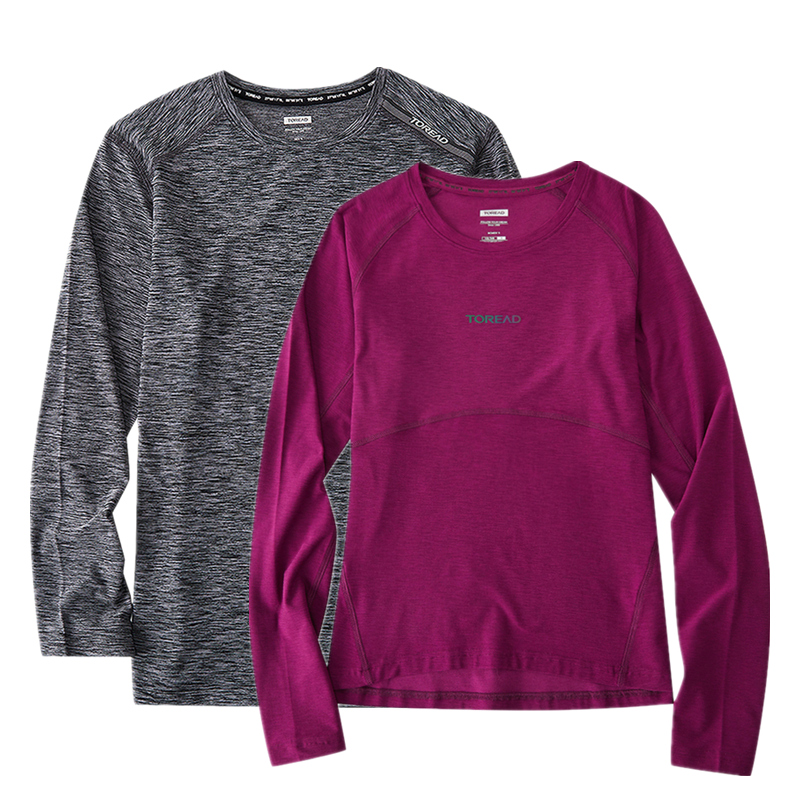 Pathfinder long sleeve 20 autumn winter outdoor running speed dry breathable men and women long sleeve blouses TAJI91609 92610