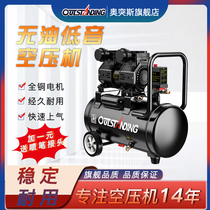 Air pump air compressor small air compressor autisation oil-free silent 220V woodworking spray paint punching pump