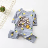 Одежда для любителей собак Тедди Барнари Шерри Корки маленькие средние собаки весна и осень и лето, хлопковая четырехдушная пижама