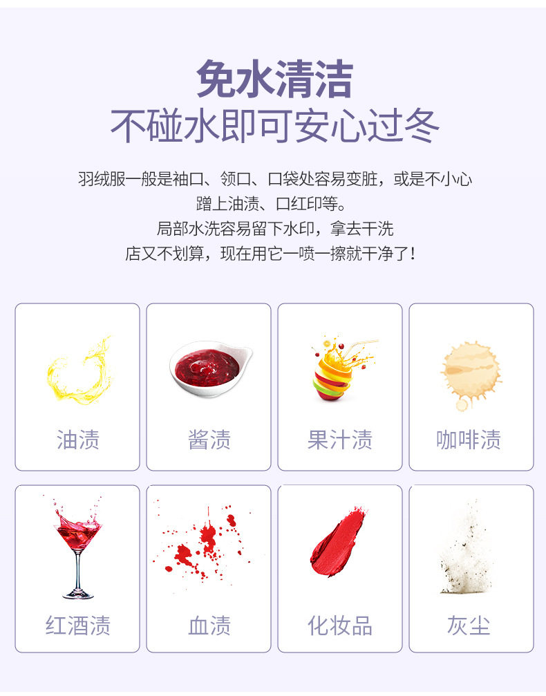 立管家 羽绒服清洗剂200ml 图3