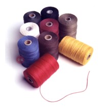 Spot Irish colored linen thread Satin polished ancient book repair Flat sheet material binding line binding