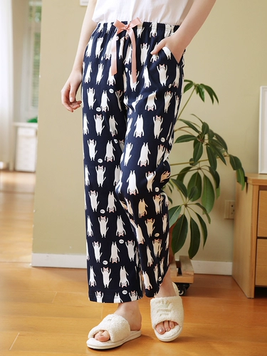 芬腾 Демисезонные хлопковые штаны для отдыха, оверсайз