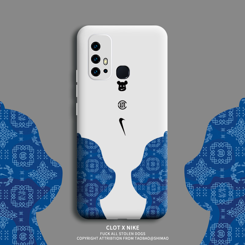 vivoz6 Mobile Phone Protection Shell Boomer Personality Creative Liquid Silicone Anti-Fall Vivo All-bag Lens Men z6 Protective sleeves ins Superfire Net Red Women's new 5g minimalist Ultra-thin limited edition suitable for