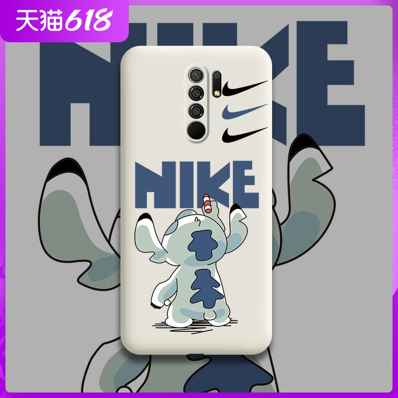 Small Monster Red Rice 9 Mobile Phone Protection Shell Liquid Silicone Anti-Fall redmi9 Softshell Full Package Lens Men And Women New Suitable For Personality Creativity Ultra Slim Cartoon Network Red Ins Wind Couple Tide Card Limited Edition