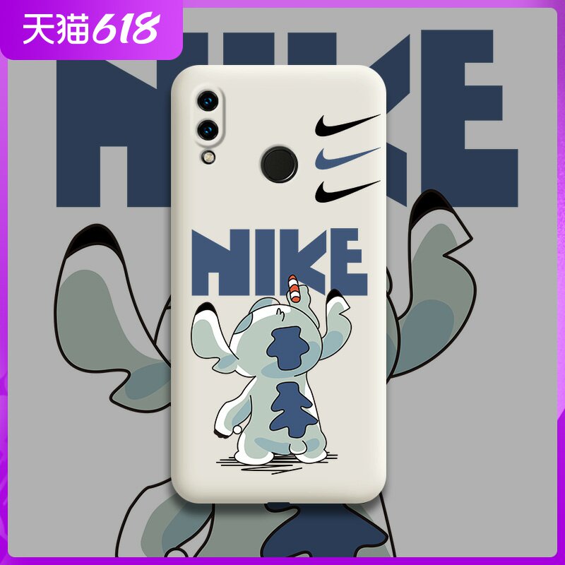 Small monster Huawei nova3 mobile phone protective shell liquid silicone anti-fall nova3e soft shell full package lens personality creative nova3i suitable for male and female couples new cartoon net red ins wind