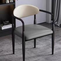 New 2023 Light Luxury Dining Chair Home Backrest Modern Simple Dining Table and Chair Negotiation Chair High-End Balcony Tea Table and Chair Internet Celebrity