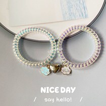 Sucking stone cute telephone line student Kulo bracelet magnet Hairband head rope airman couple boyfriend boyfriend