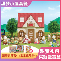 Sylvanian Families Sweet dream cottage girls Little girls Live house Childrens toys Birthday gifts